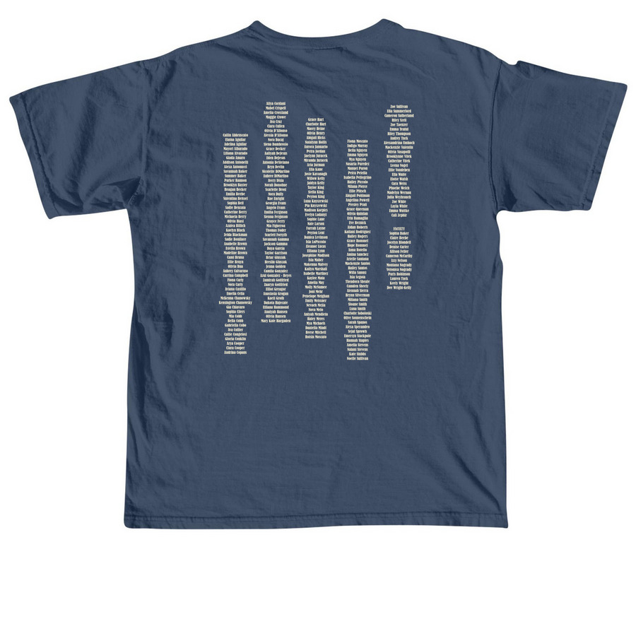 Snow White&nbsp;, a Midnight Comfort Colors Unisex Tee (back-view)