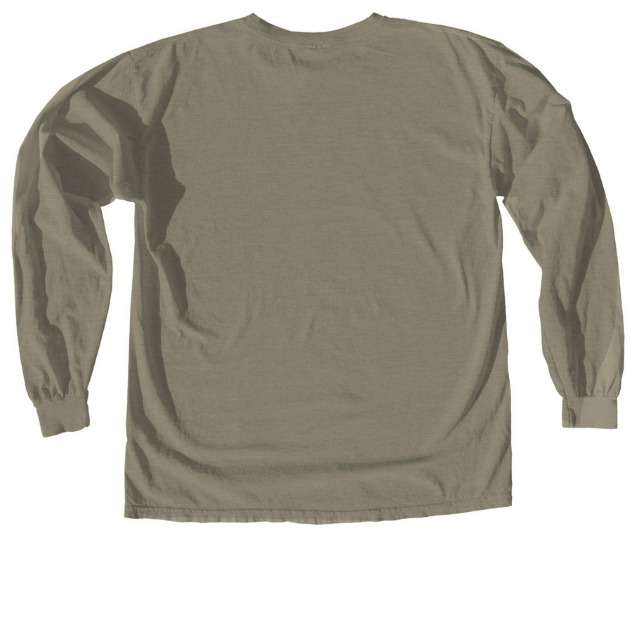 FCC Sunrise&nbsp;, a Sandstone Comfort Colors Long Sleeve Tee (back-view)