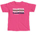 We love our volunteers, a Neon Pink Comfort Colors Unisex Tee