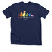Schwarzman AMC Pride T-Shirts & Hoodies, a Solid Navy Blend Premium Unisex Tee