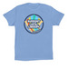 Support Your Local Library, a Carolina Blue Premium Cotton Tee