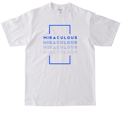 Miraculous, a White Max Heavyweight Tee