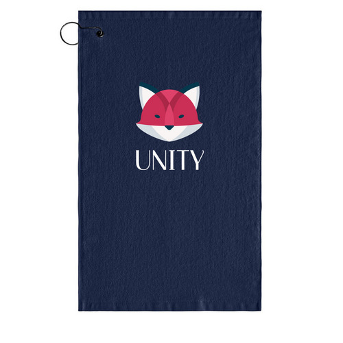 AEU Fox Skate Towel, a Navy Golf Towel
