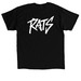 RATS Graphic Tee, a Black Classic Unisex Tee (back-view)
