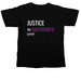 Justice for Survivors, a Black Comfort Colors Unisex Tee
