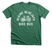 Bike Bus White, a Heather Grass Green Premium Unisex Tee