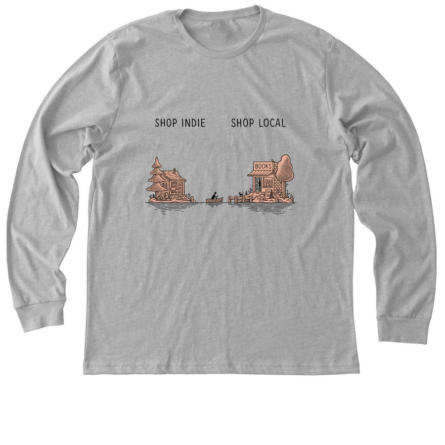 Indie Bookstore Day 2026, a Athletic Heather Premium Long Sleeve Tee