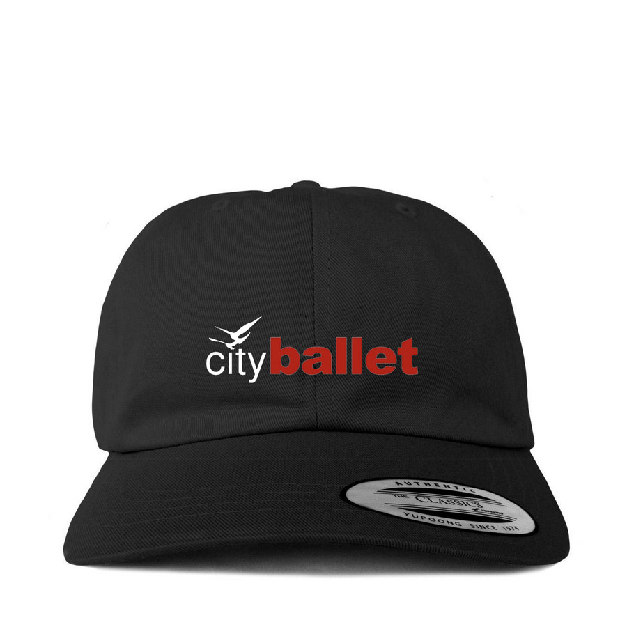 City Ballet Hat, a Black Printed Classic Baseball Cap