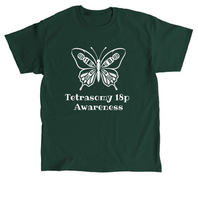 Buy A Green Shirt For Tetrasomy 18p Day, a Forest Green Classic Unisex Tee