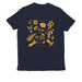 SLO Curious Tee, a Night Sky Navy Allmade Organic Cotton Unisex Tee