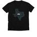 Texas Identities - Blue, a Solid Black Blend Premium V-Neck Tee