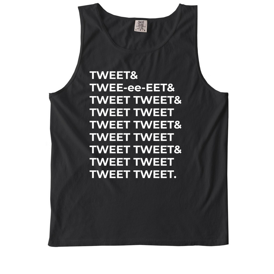 Whistles, a Black Comfort Colors Tank Top