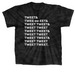 Whistles, a Black Classic Tie Dye Tee