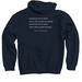 Stand and Speak - Bryan Stevenson, a Navy Pullover Hoodie (back-view)