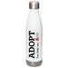 Adopt Water Bottle, a White Stainless Steel Water Bottle