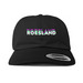 Retro Roesland Hats, a Black Printed Classic Baseball Cap