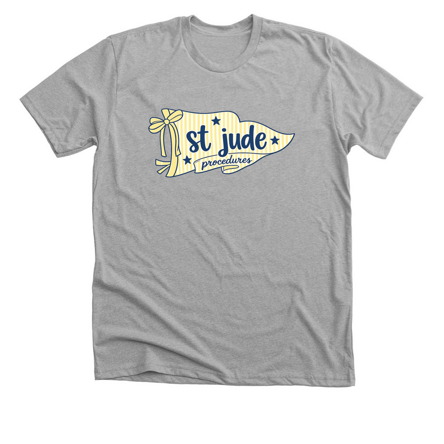SJ Flag, a Athletic Heather Premium Unisex Tee