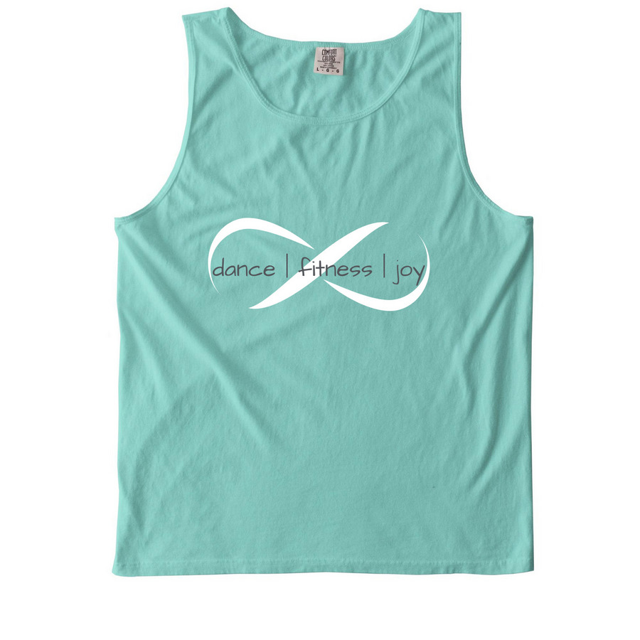 Dance ? Fitness ? Joy ?, a Chalky Mint Comfort Colors Tank Top
