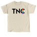 TNC - Black Initial Logo (w/ Rainbow Compass), a Sand Classic Unisex Tee