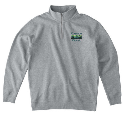 NICU Courage Classic 2026, a Grey Heather Midweight Quarter Zip Pullover
