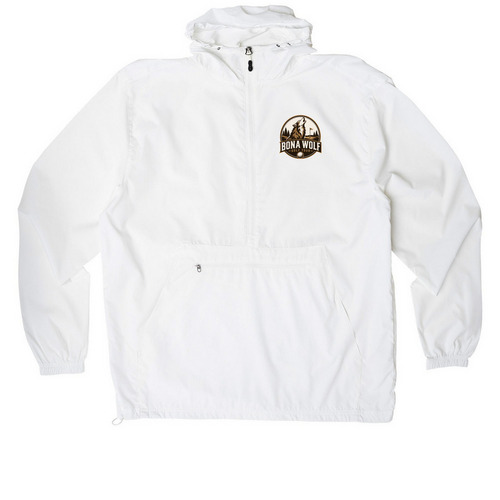 BWGT Waterproof Jacket, a White Packable Anorak