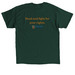 The Horrors Persist, Version 2, a Forest Green Classic Unisex Tee (back-view)