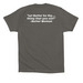 Let butter be that thing, a Asphalt Premium Cotton Tee (back-view)
