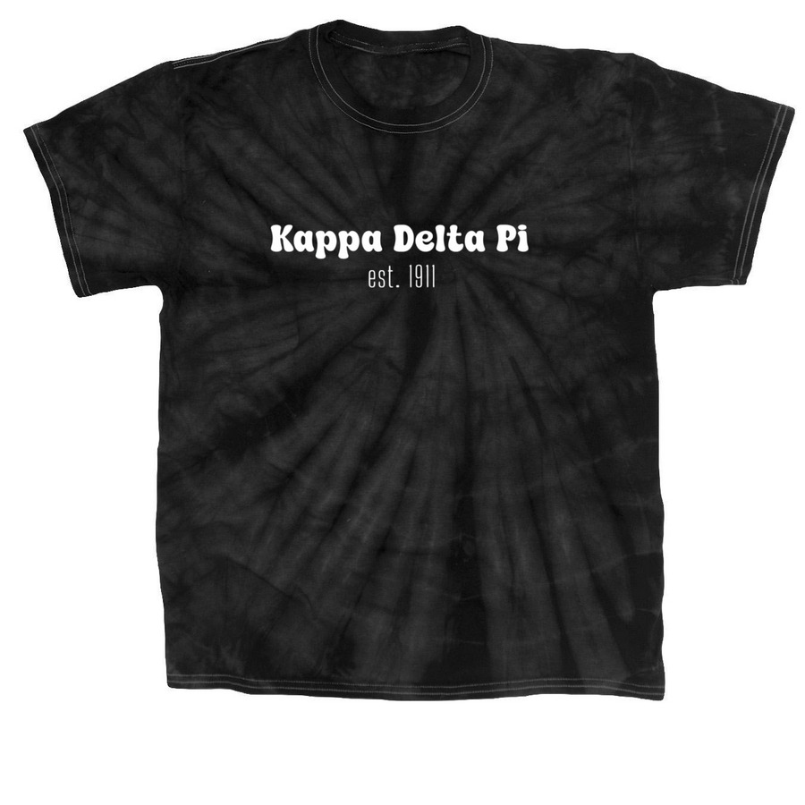 KDP est. 1911 Tie-Dye, a Black Classic Tie Dye Tee