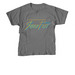 ShredFest 2026 - Dark Grey / Yellow / Blue, a Charcoal Youth Unisex Tee