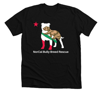 California State Bully Flag, a Solid Black Blend Premium Unisex Tee