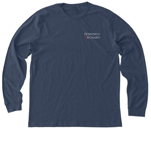 When all the trees..., a Heather Navy Premium Long Sleeve Tee