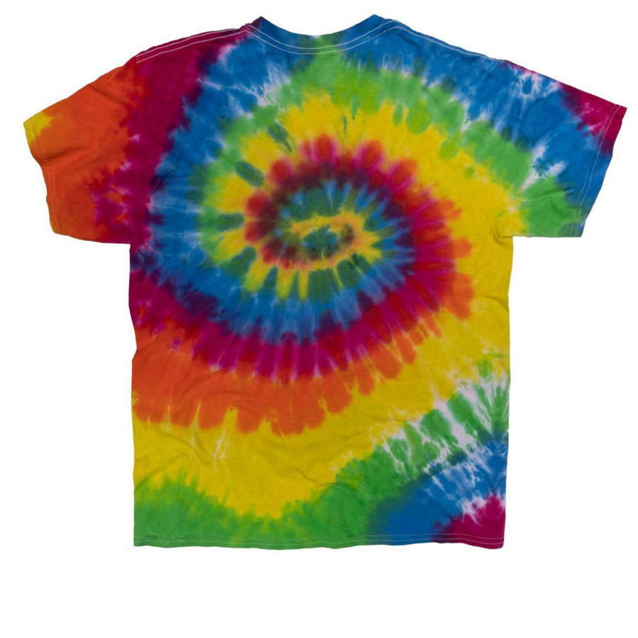 plural pride - treble ampersand, a Moondance Classic Tie Dye Tee (back-view)