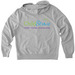 Zip Up Hoodies, Logo on Back, a Granite Grey Heather Allmade Organic French Terry Zip Up Hoodie (back-view)
