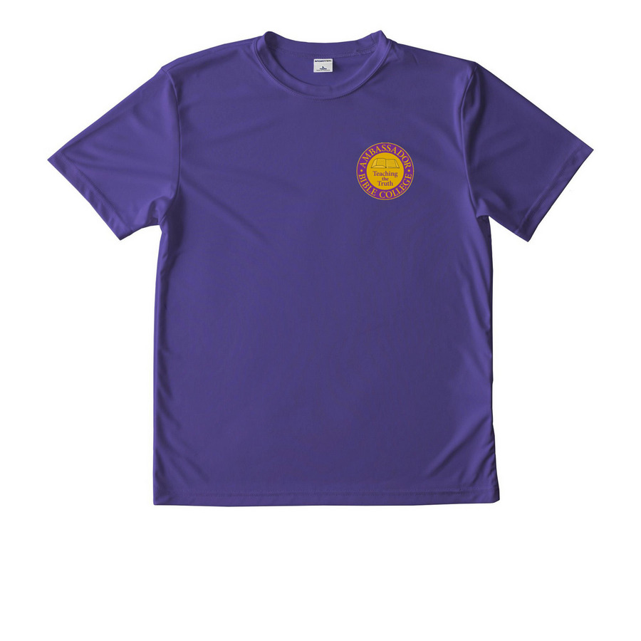 ABC Performance Activewear, a Purple Youth Performance Tee
