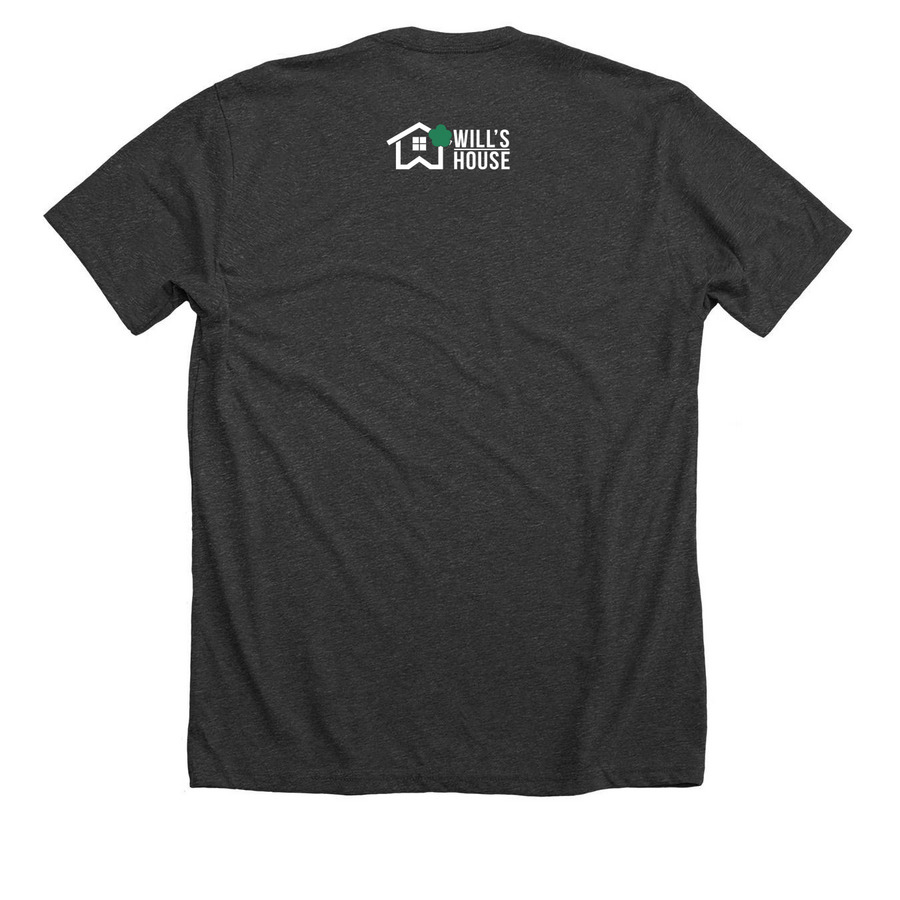 I Am. You Are. Able. (Dark), a Dark Grey Heather Premium Unisex Tee (back-view)