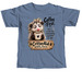Coffee First, a Blue Jean Comfort Colors Unisex Tee