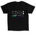 2026 AFSP Walk 2nd design, a Black Classic Unisex Tee (back-view)