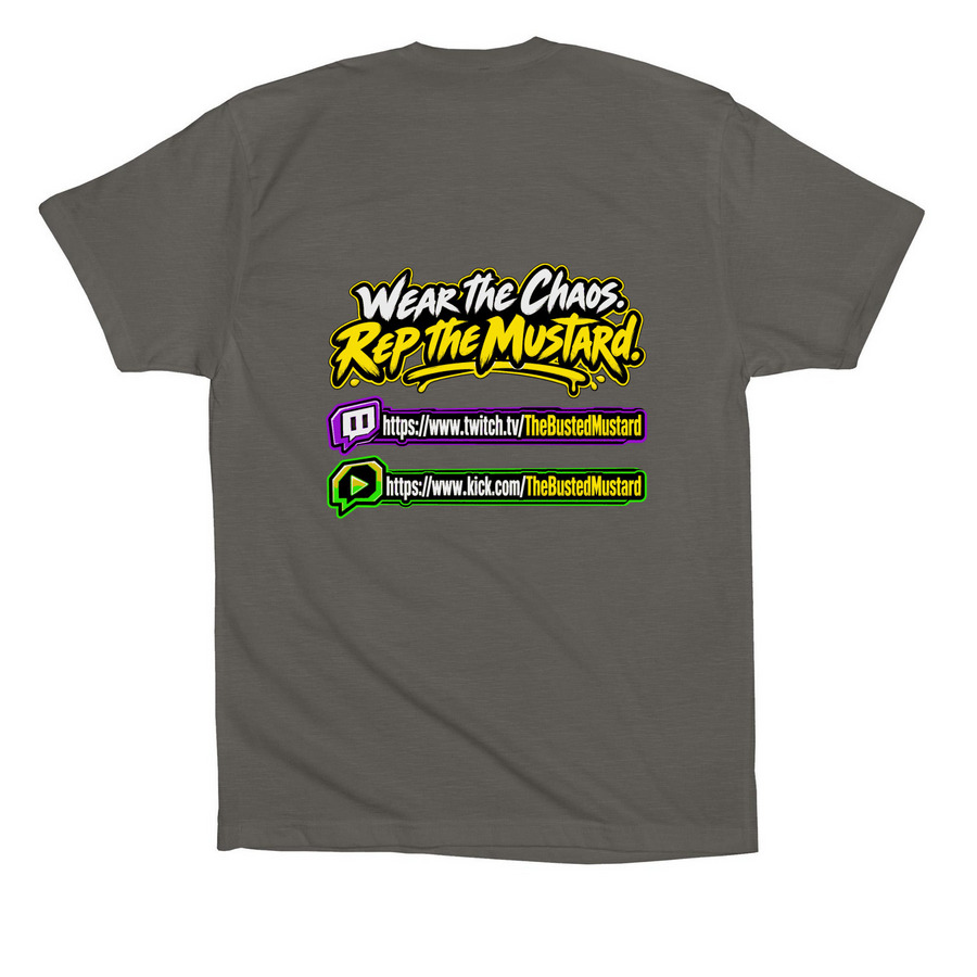 The OG Collection, a Asphalt Premium Cotton Tee (back-view)
