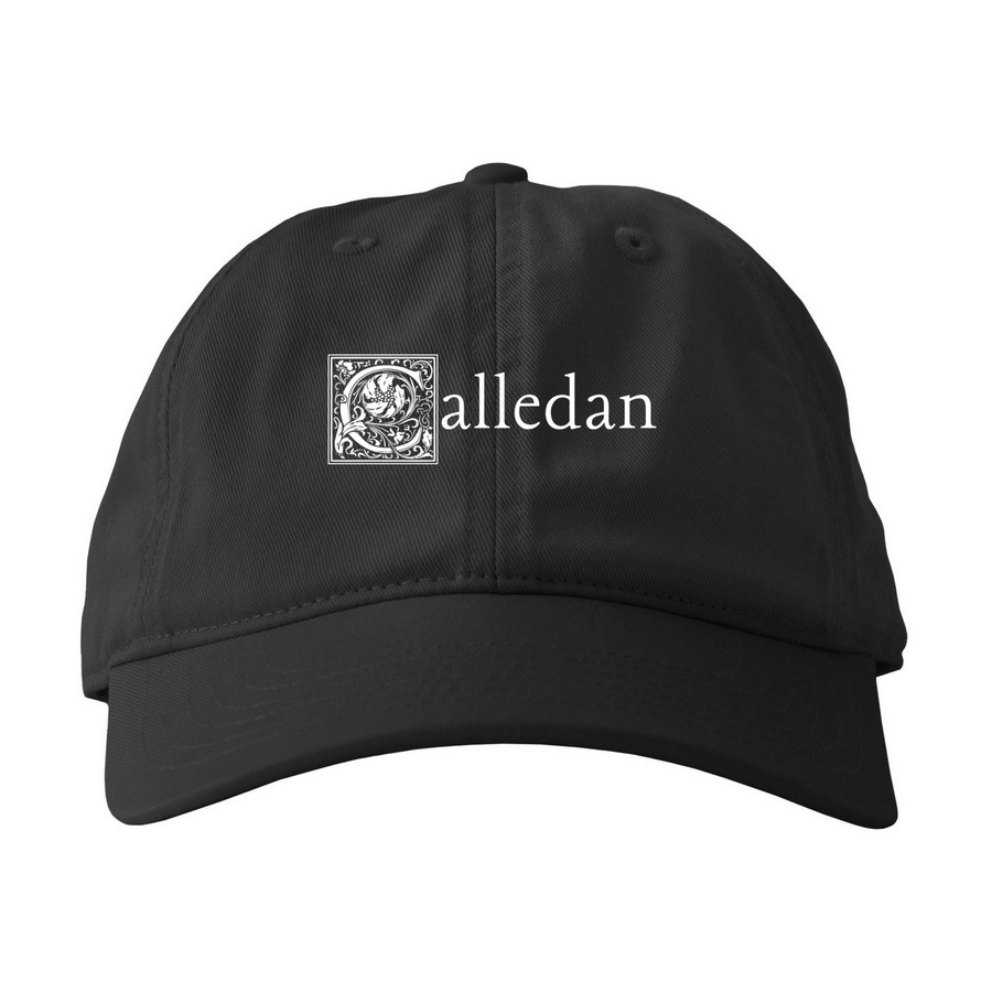Calledan Hat, a Black Printed Eco Baseball Cap