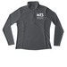 WTS Athletic Shirt, White Logo, a Iron Grey Women's Performance Quarter Zip Pullover