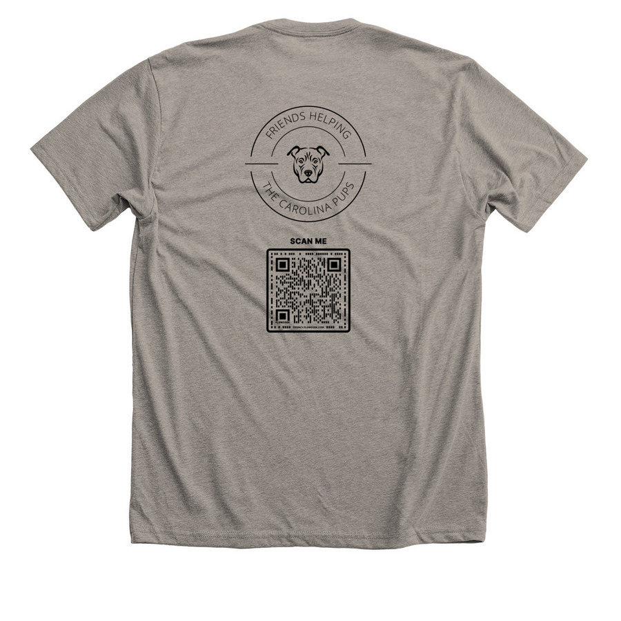 FHTCP - Not friendly, a Heather Stone Premium Unisex Tee (back-view)