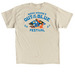 Noah Kahan&nbsp;Out of the Blue Festival Merch 27, a Sand Classic Unisex Tee (back-view)