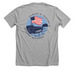 Unisex Tee, a Athletic Heather Premium Unisex Tee (back-view)