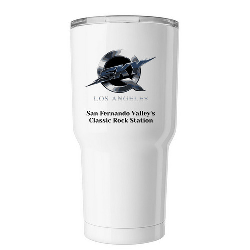 QSKY 94.3, a White Insulated Tumbler