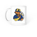 Praying Jackson, a White Coffee Mug (back-view)