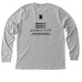 Groundhog Day - February 2nd Repeating, a Athletic Heather Premium Long Sleeve Tee (back-view)