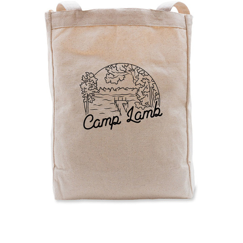 Camp Lamb 2021 Tote, a Natural Recycled Cotton Tote Bag