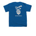 Even as Jesus loves me!, a Royal Blue Youth Unisex Tee (back-view)
