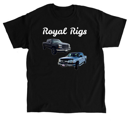 Royal Rigs Merch, a Black Classic Unisex Tee