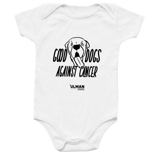 Good Dogs Against Cancer - Onesie, a White Infant Onesie